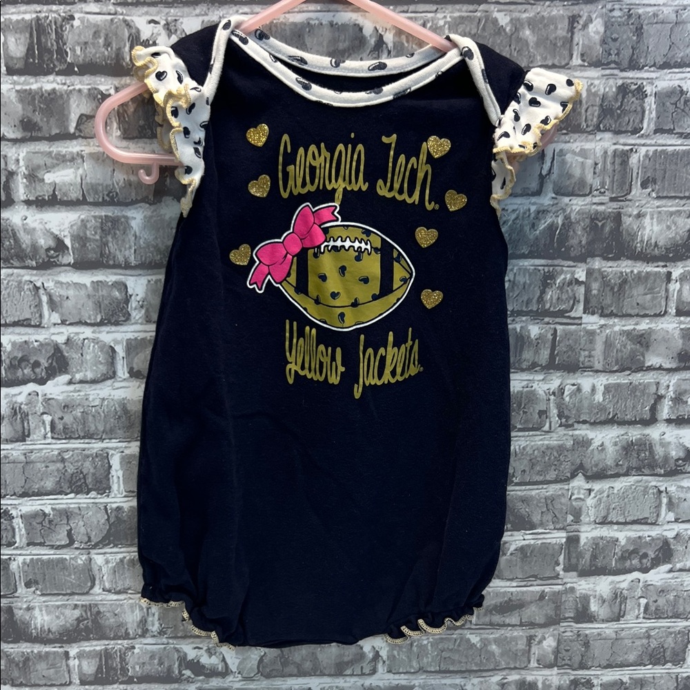 Baby girls‎ Georgia Tech Yellow Jackets onesie